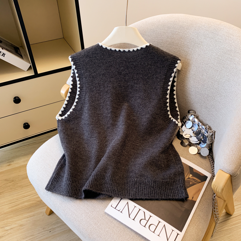 Cartoon lovely waistcoat temperament sweet vest for women