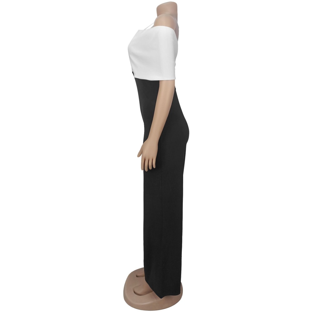 Casual halter European style jumpsuit for women