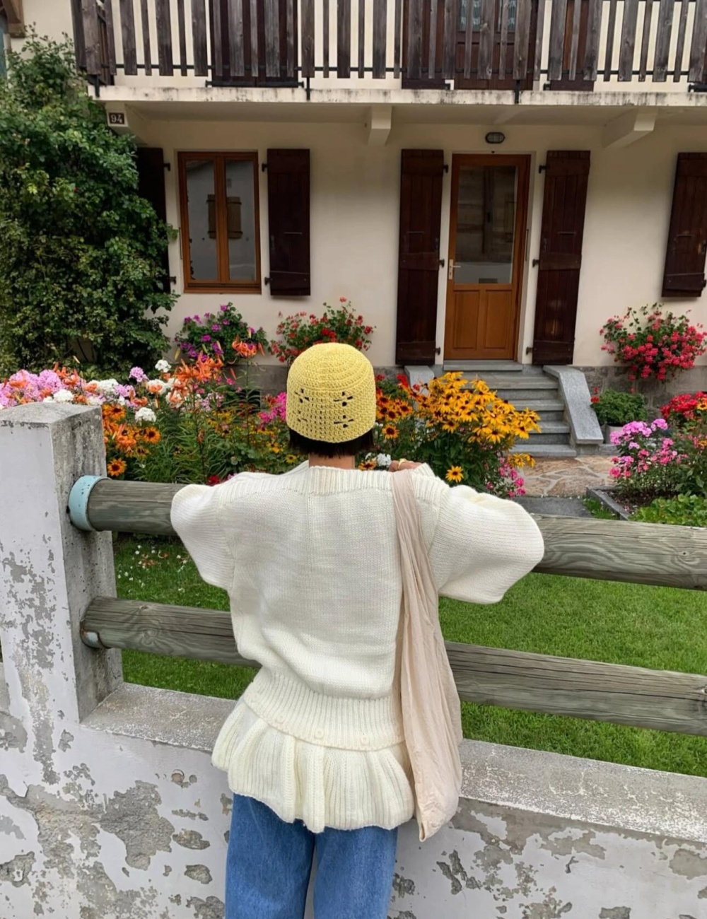 Temperament tops sweater 2pcs set for women