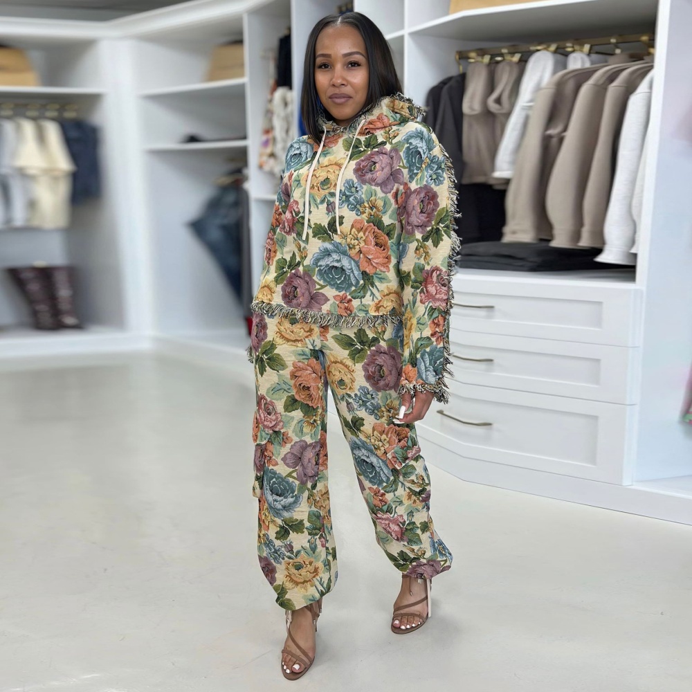 Autumn and winter long sleeve long pants a set