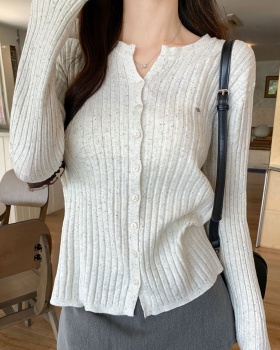 Pit stripe show young coat autumn commuting sweater