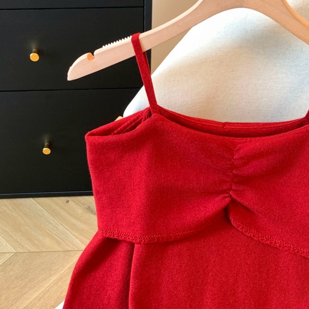 Strapless tops bottoming shirt for women