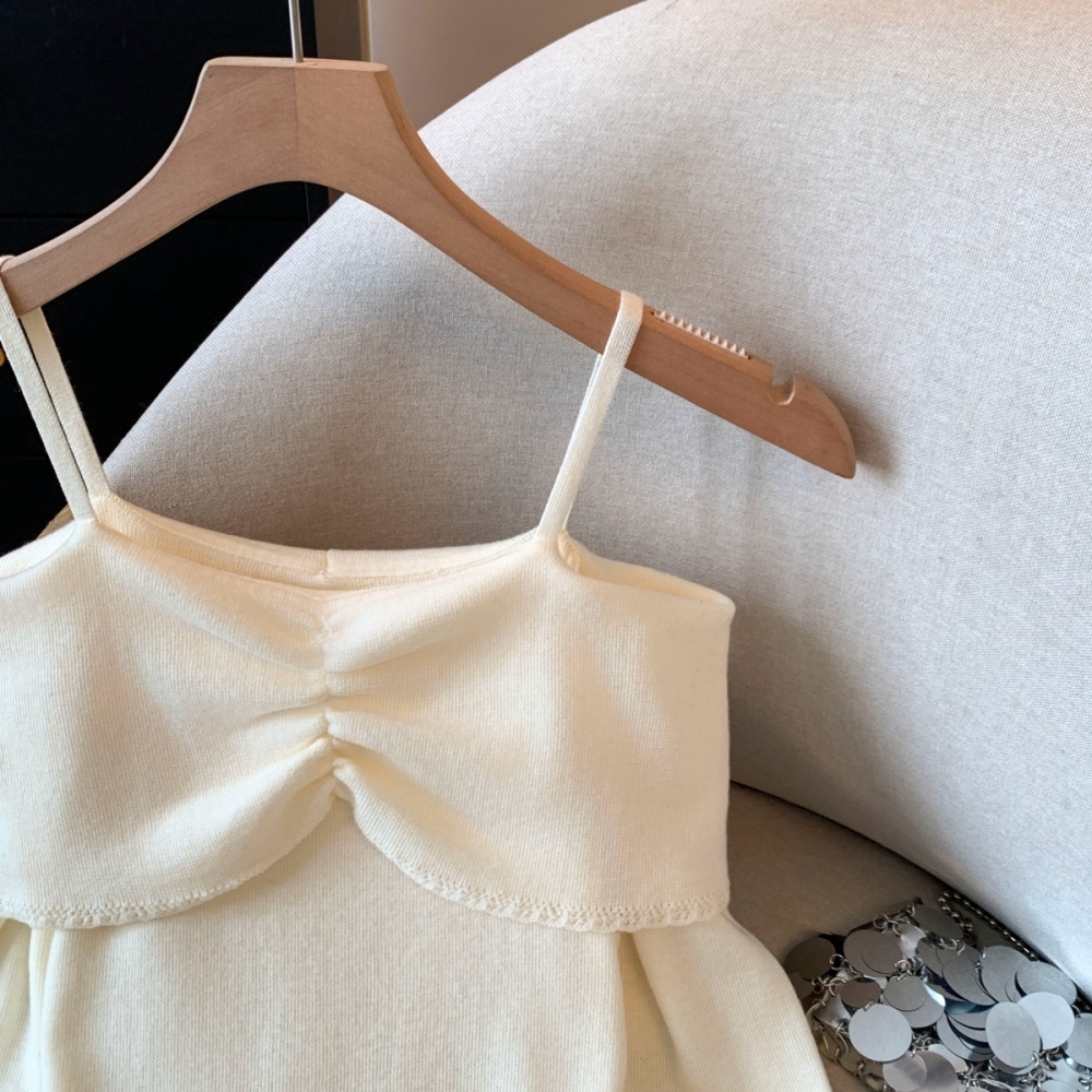 Strapless tops bottoming shirt for women