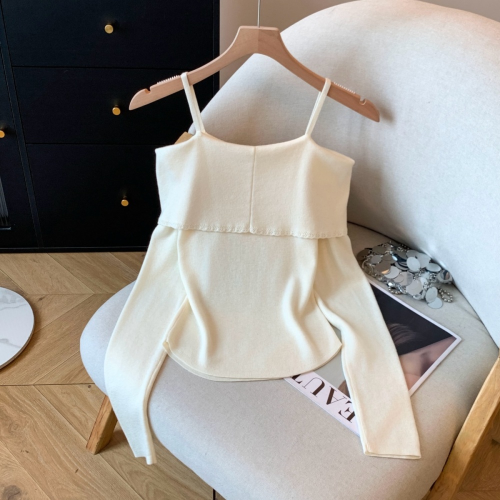 Strapless tops bottoming shirt for women