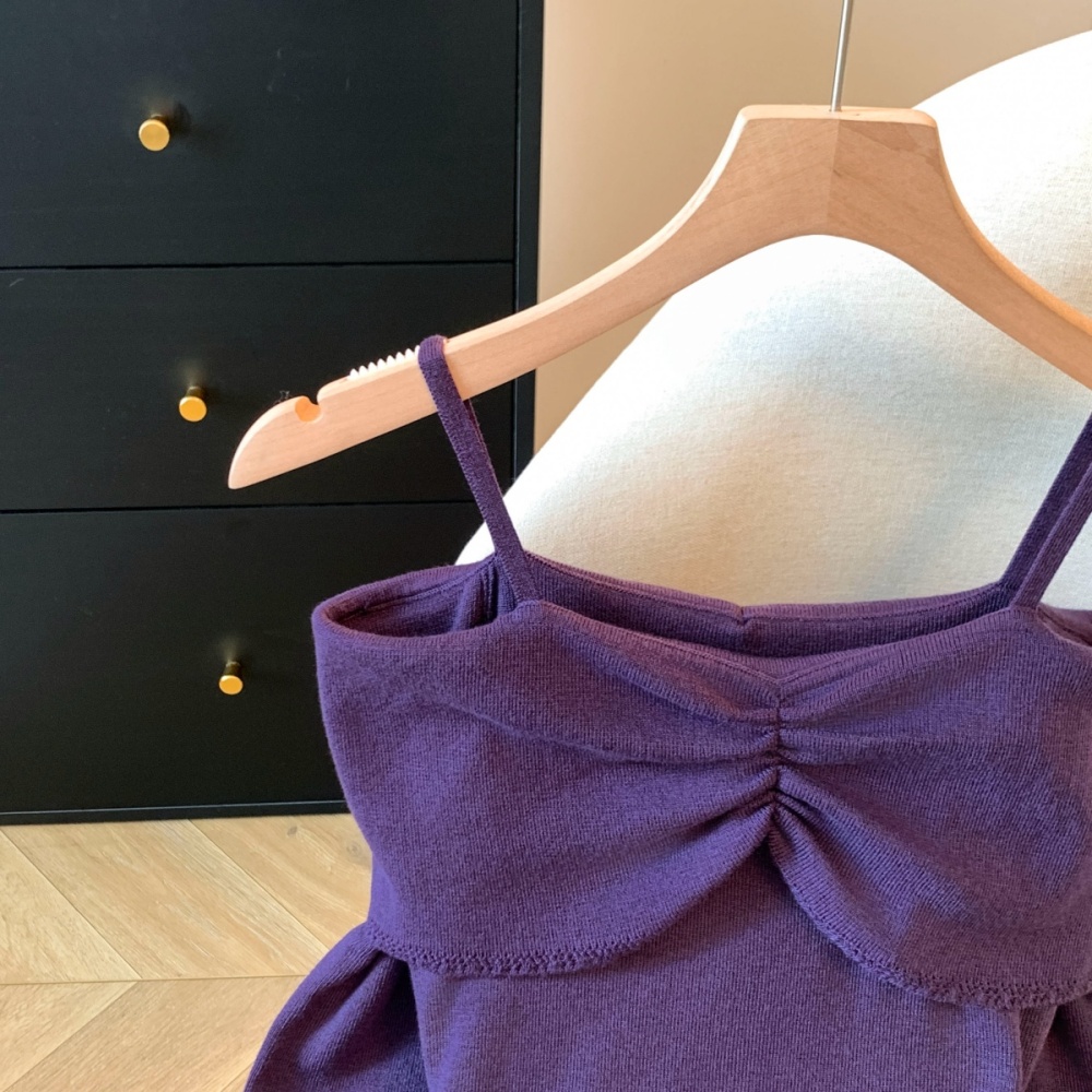 Strapless tops bottoming shirt for women