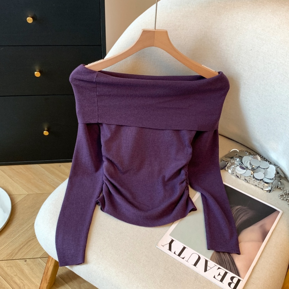 Korean style flowers stereoscopic enticement sweater