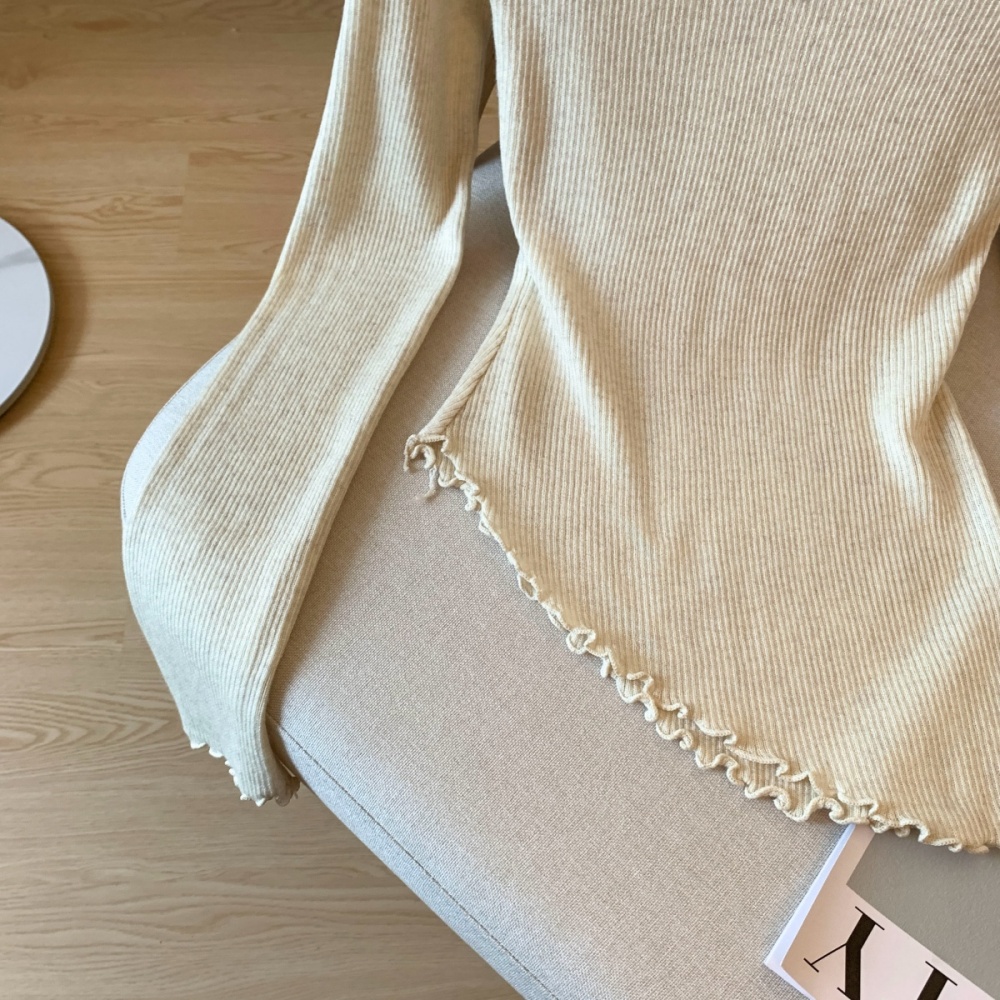 Flowers flat shoulder niche slim enticement sweater