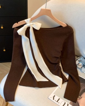 Autumn tops streamer sweater for women