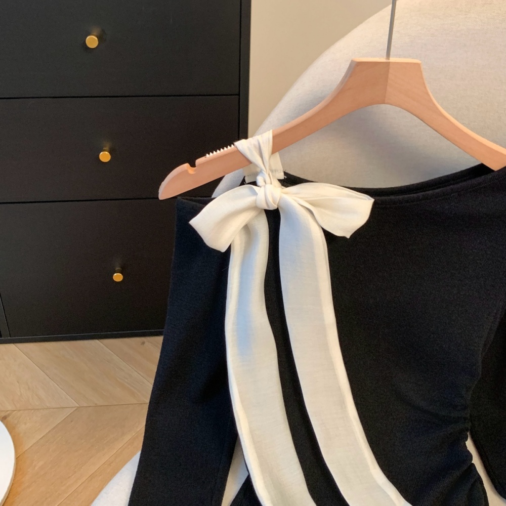 Autumn tops streamer sweater for women