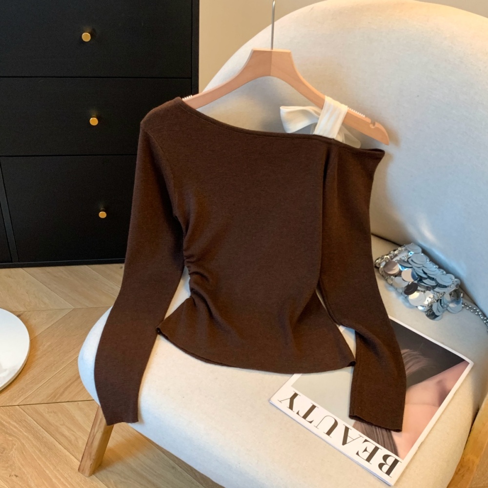 Autumn tops streamer sweater for women