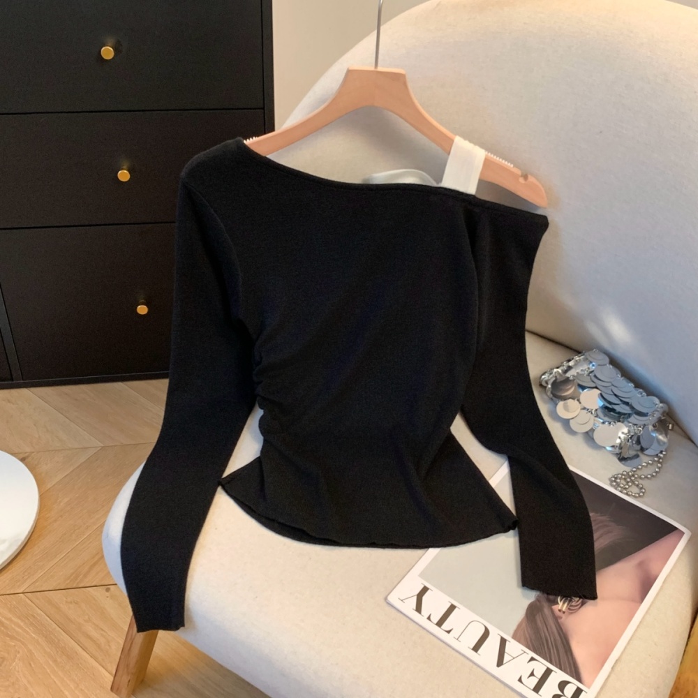 Autumn tops streamer sweater for women