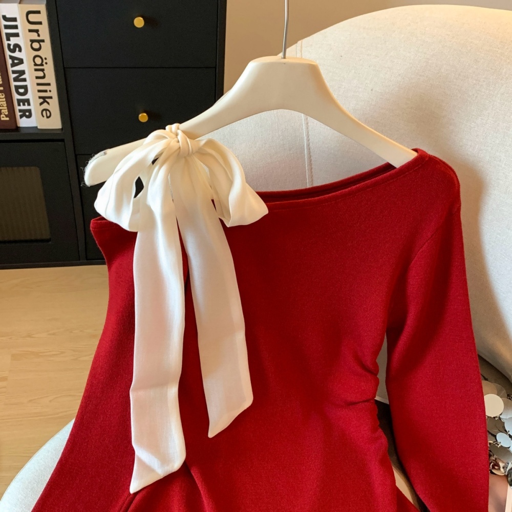 Autumn tops streamer sweater for women