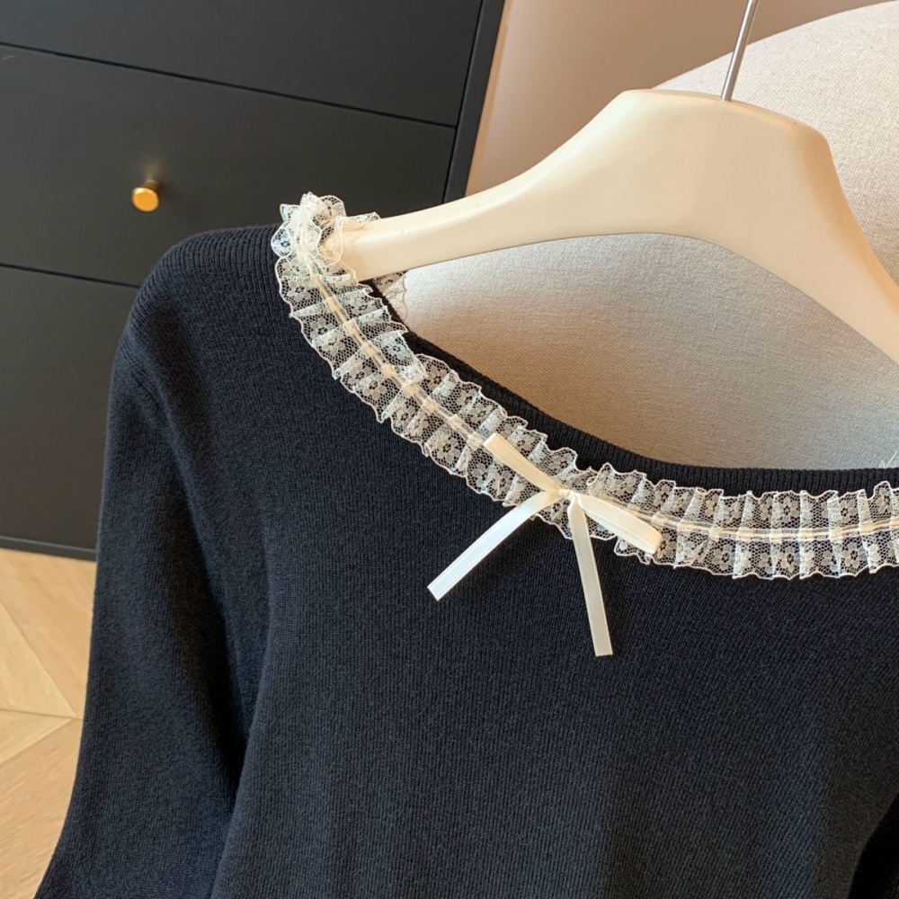 Fashion Western style sweater slim knitted tops for women