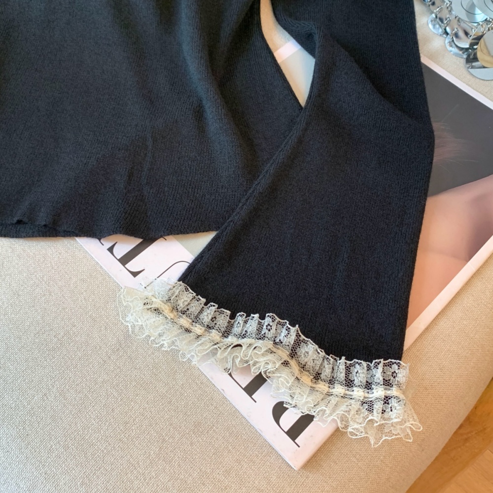 Fashion Western style sweater slim knitted tops for women