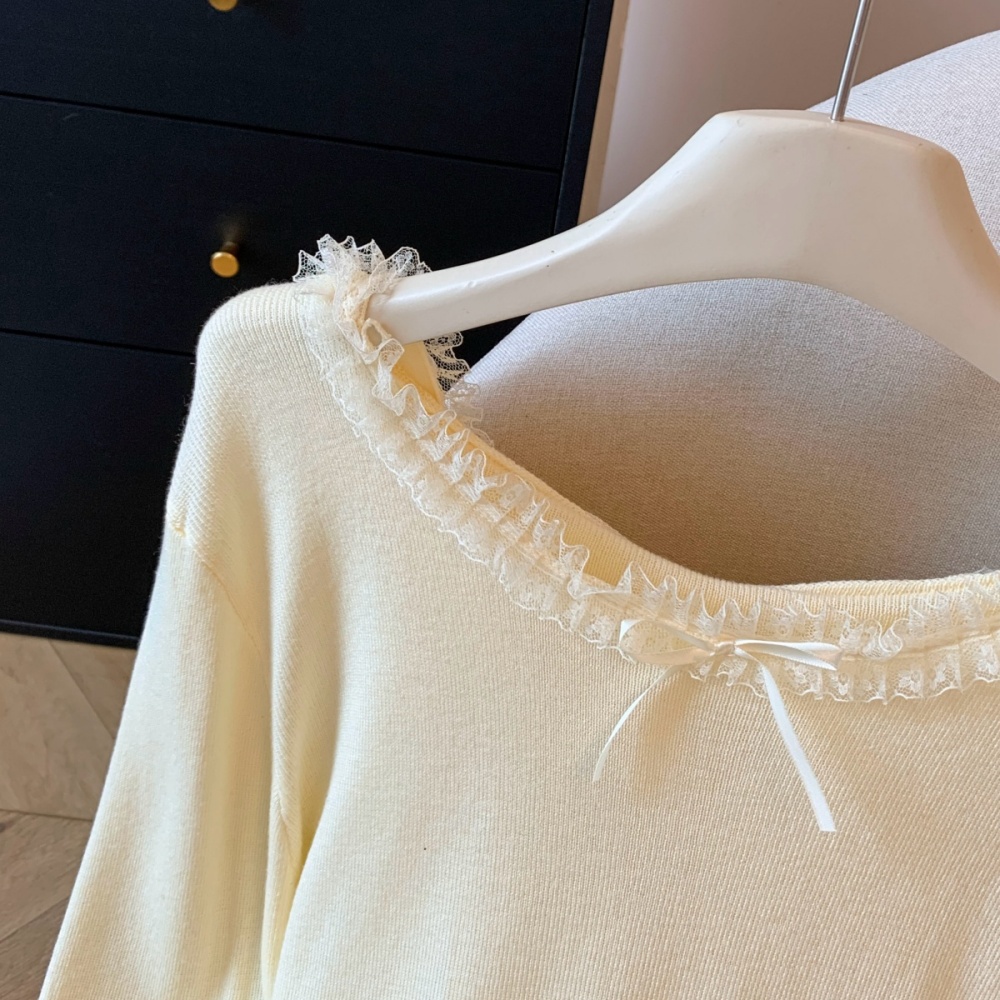 Fashion Western style sweater slim knitted tops for women