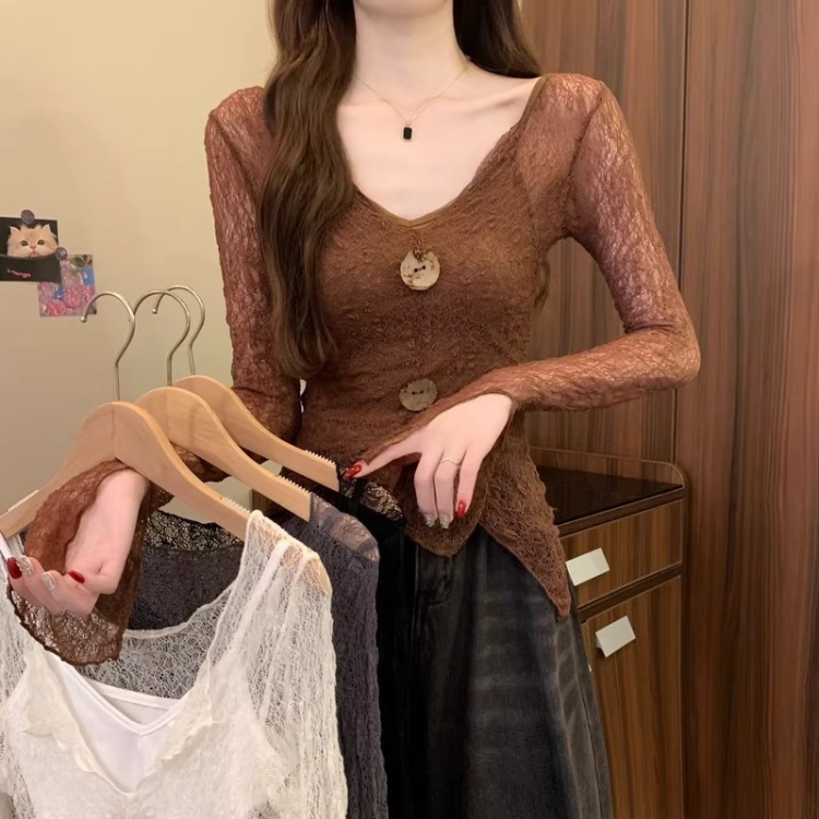 Autumn European style shirt spicegirl irregular tops