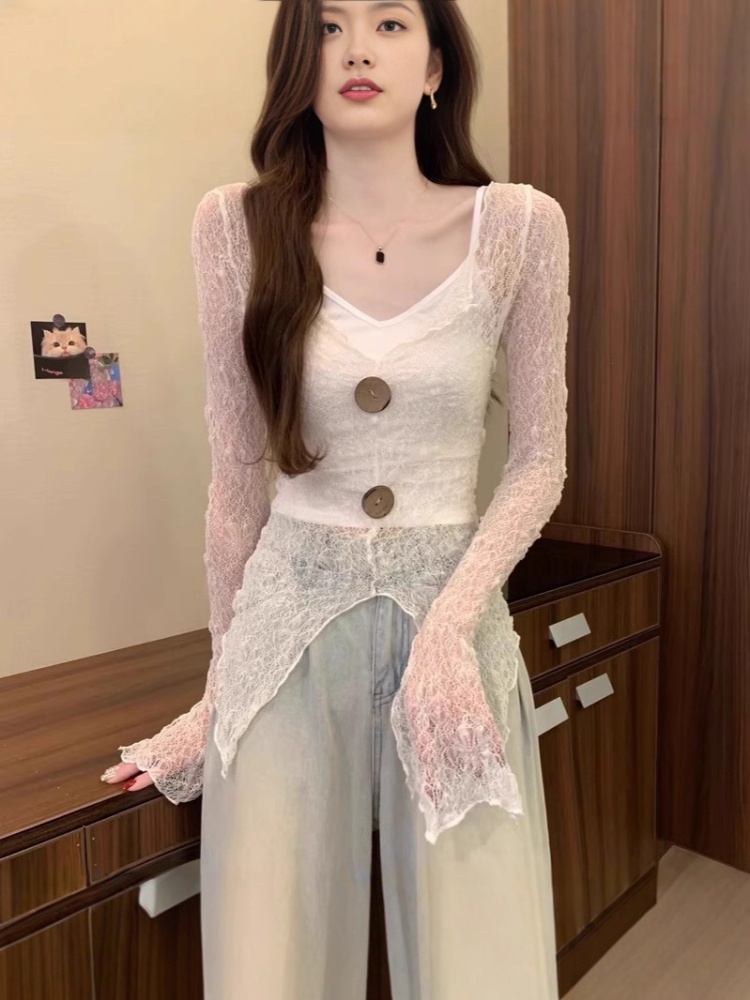 Autumn European style shirt spicegirl irregular tops
