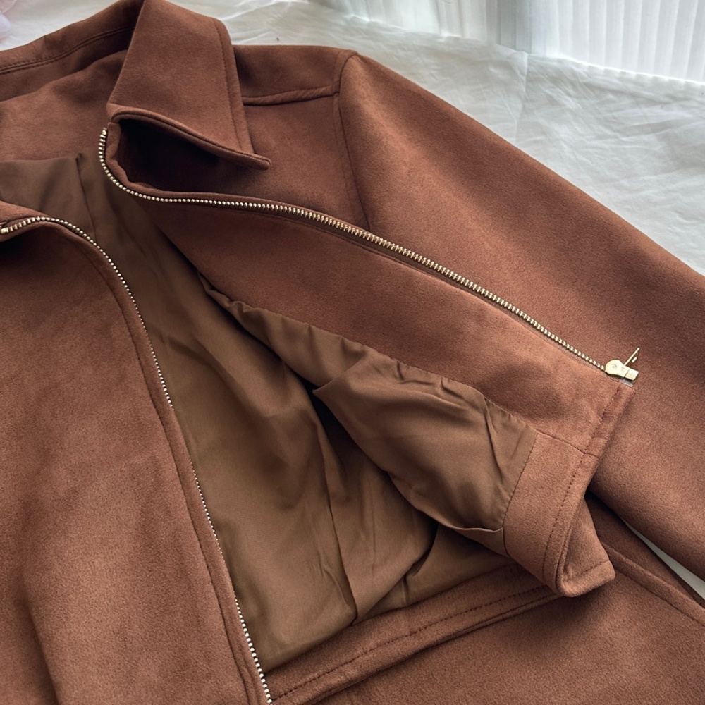 All-match autumn skirt temperament jacket a set