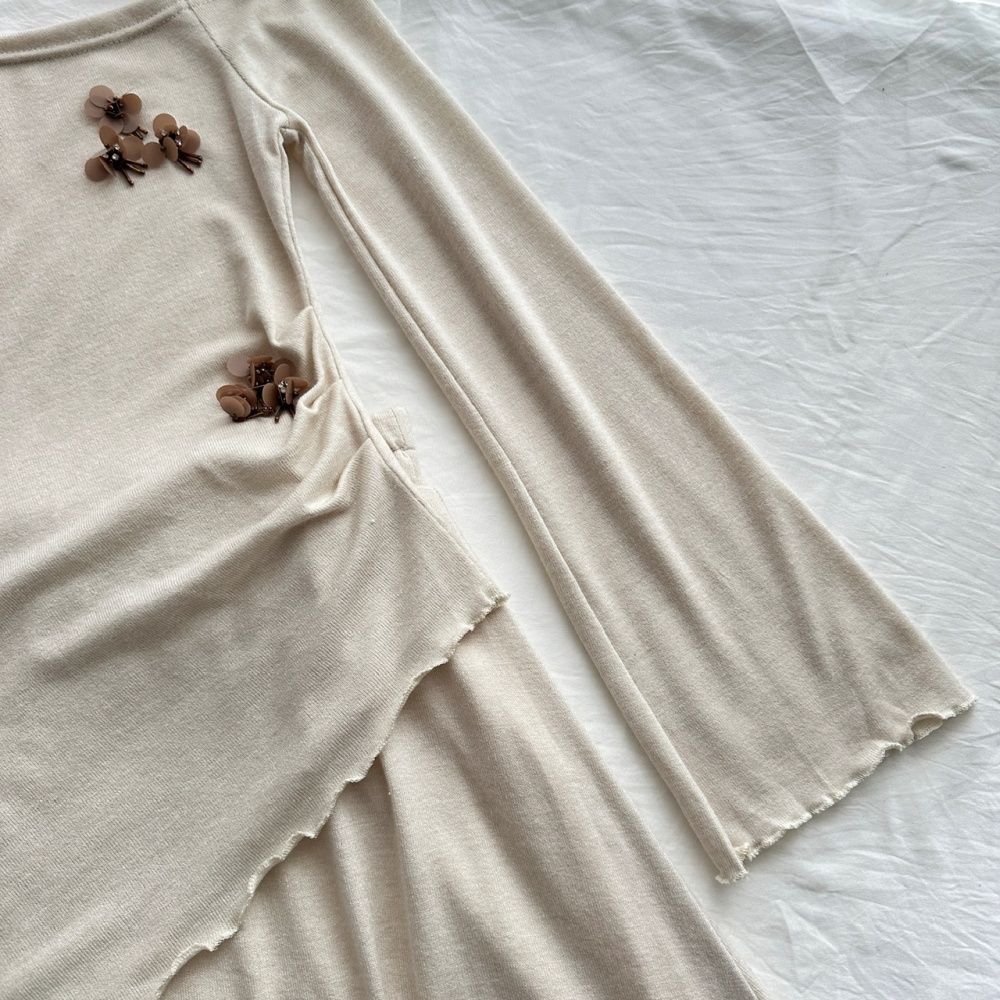 High waist autumn tops tender skirt a set for women