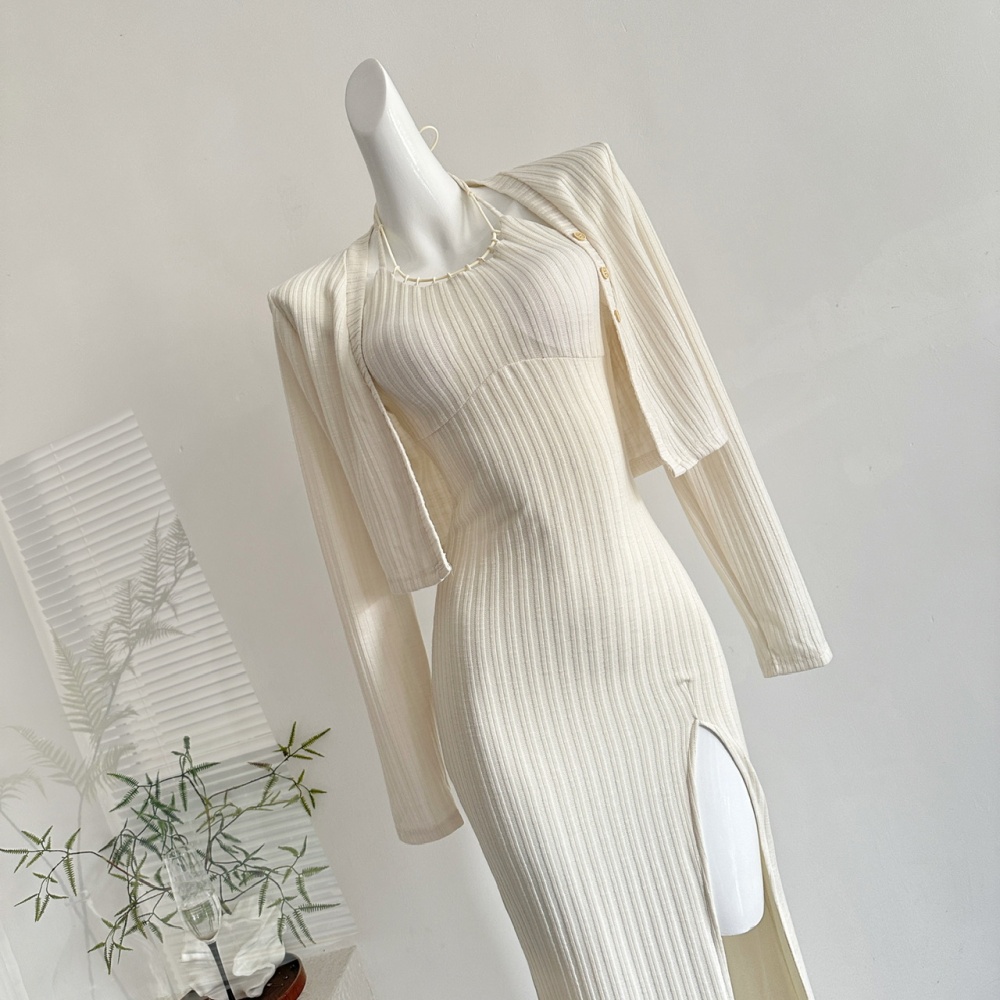 Sexy knitted dress spicegirl long dress for women