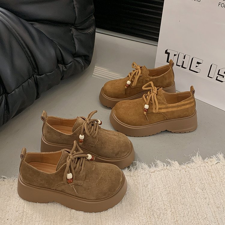 Thick crust broadcloth frenum autumn beads shoes