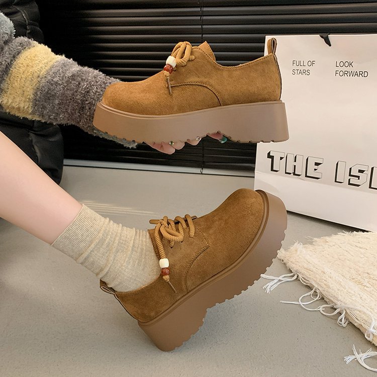 Thick crust broadcloth frenum autumn beads shoes