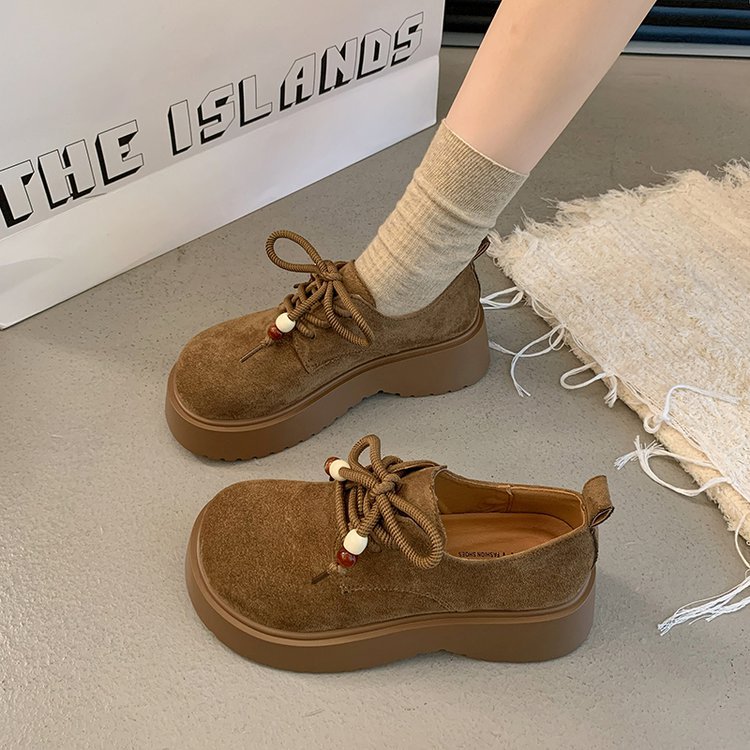 Thick crust broadcloth frenum autumn beads shoes