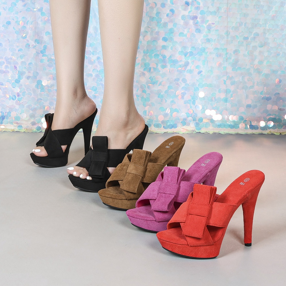 High-heeled formal dress fine-root platform for women
