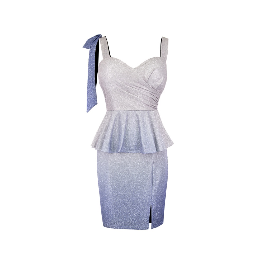 Nightclub night show tight T-back low-cut overalls dress