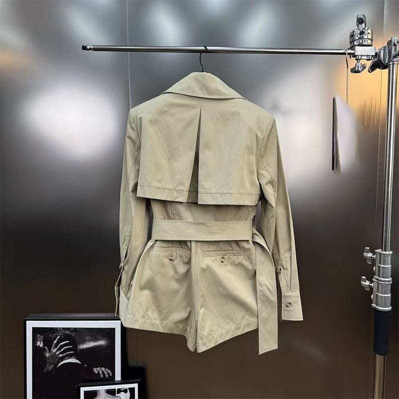 Autumn France style jumpsuit elegant windbreaker