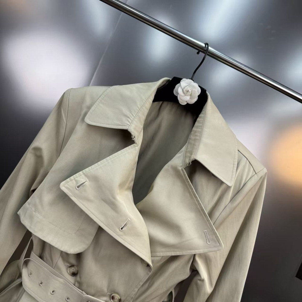 Autumn France style jumpsuit elegant windbreaker