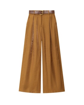 Autumn retro wide leg pants Casual long pants for women