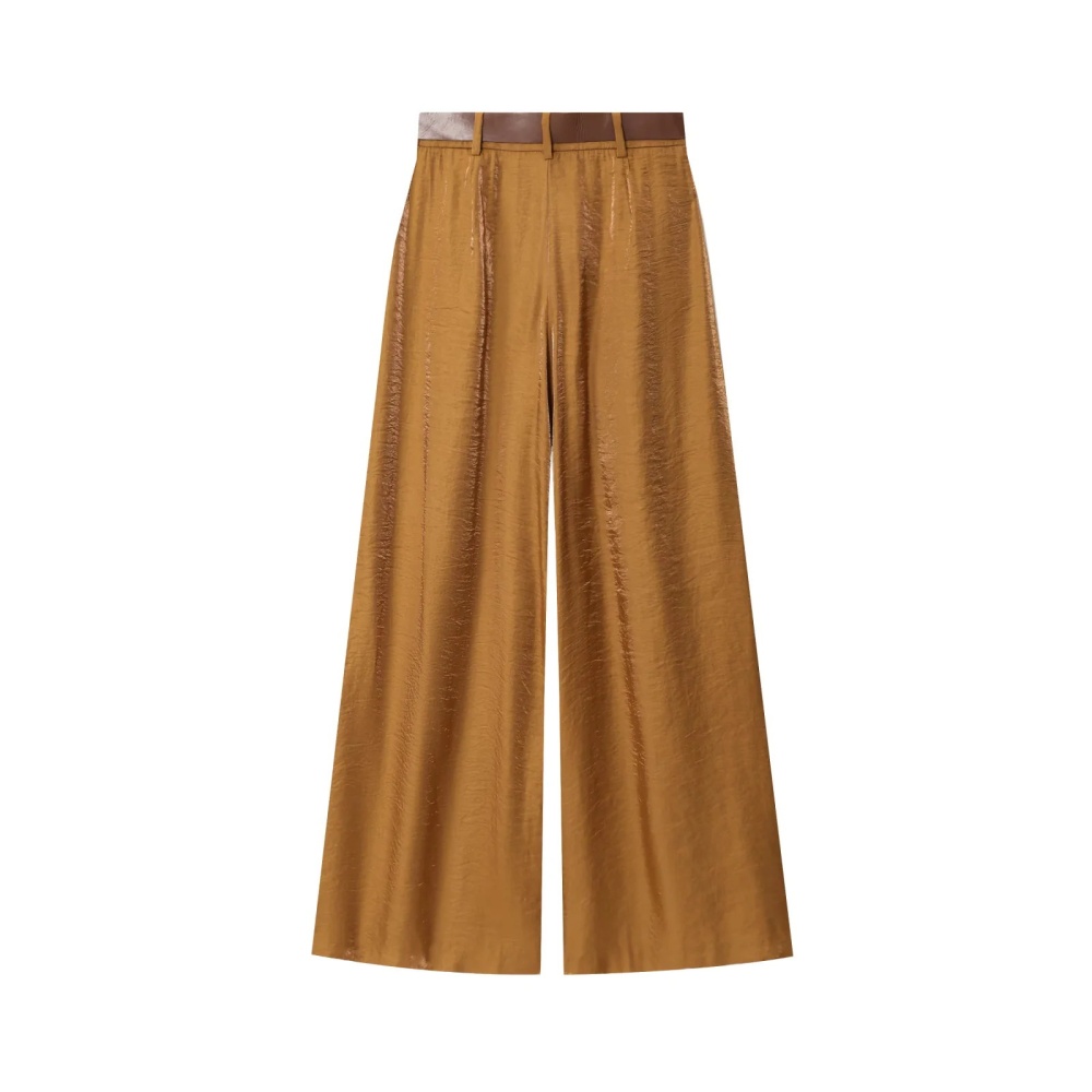 Autumn retro wide leg pants Casual long pants for women