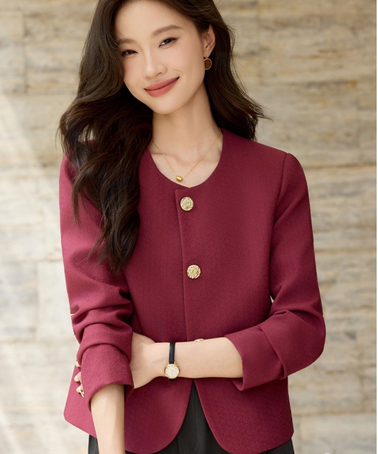 Overalls long sleeve coat autumn business suit for women