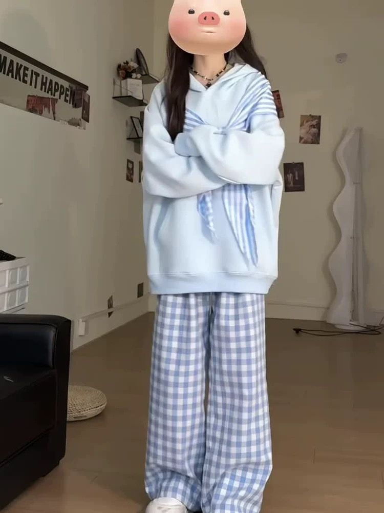 Pure cotton cotton thin complex hoodie