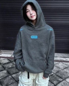 Pure cotton cotton complex thin hoodie for women
