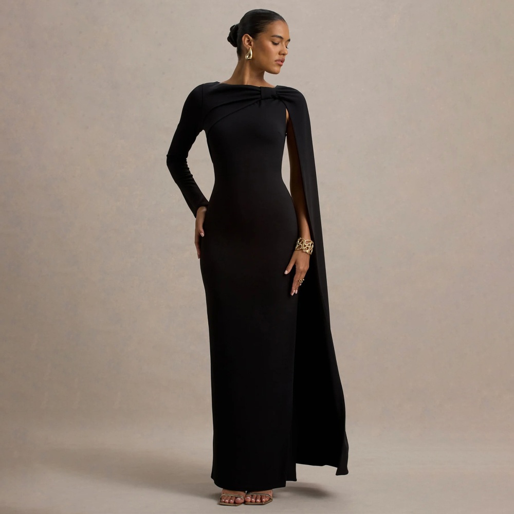 Package hip long sleeve evening dress sexy dress for women