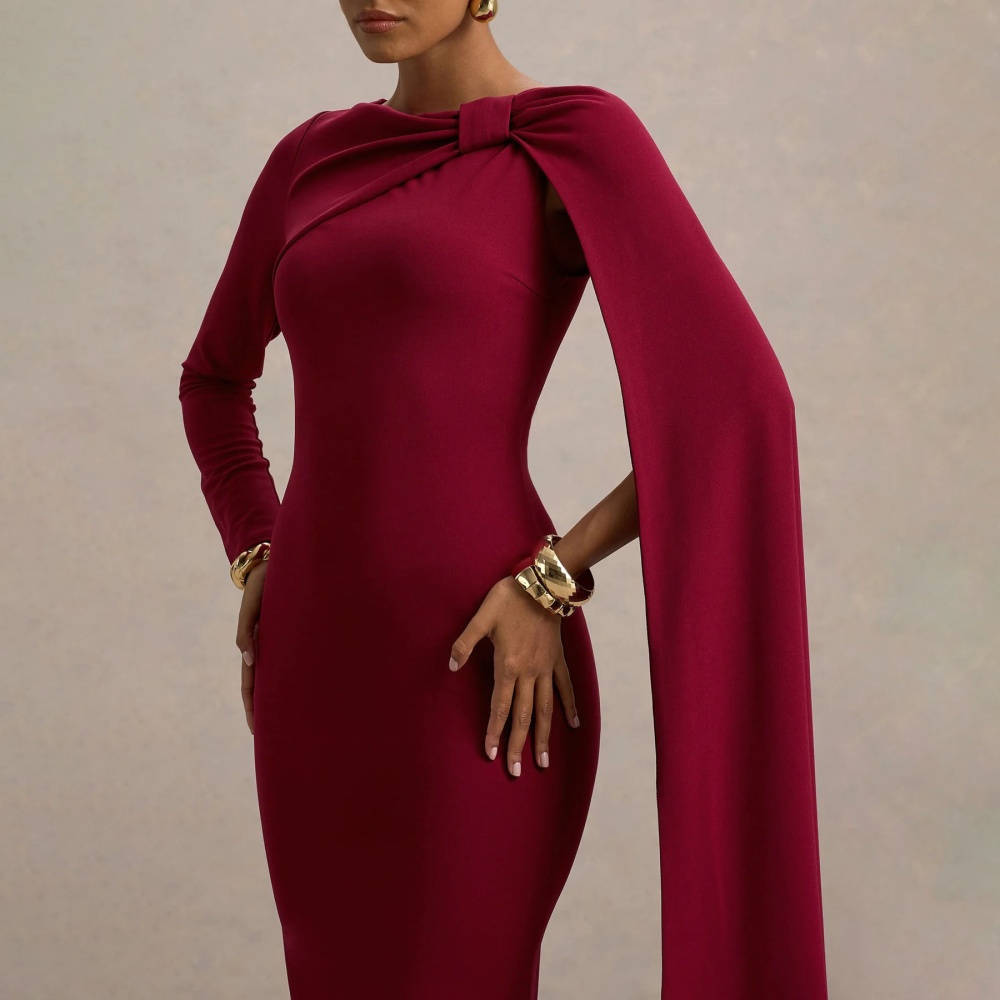 Package hip long sleeve evening dress sexy dress for women