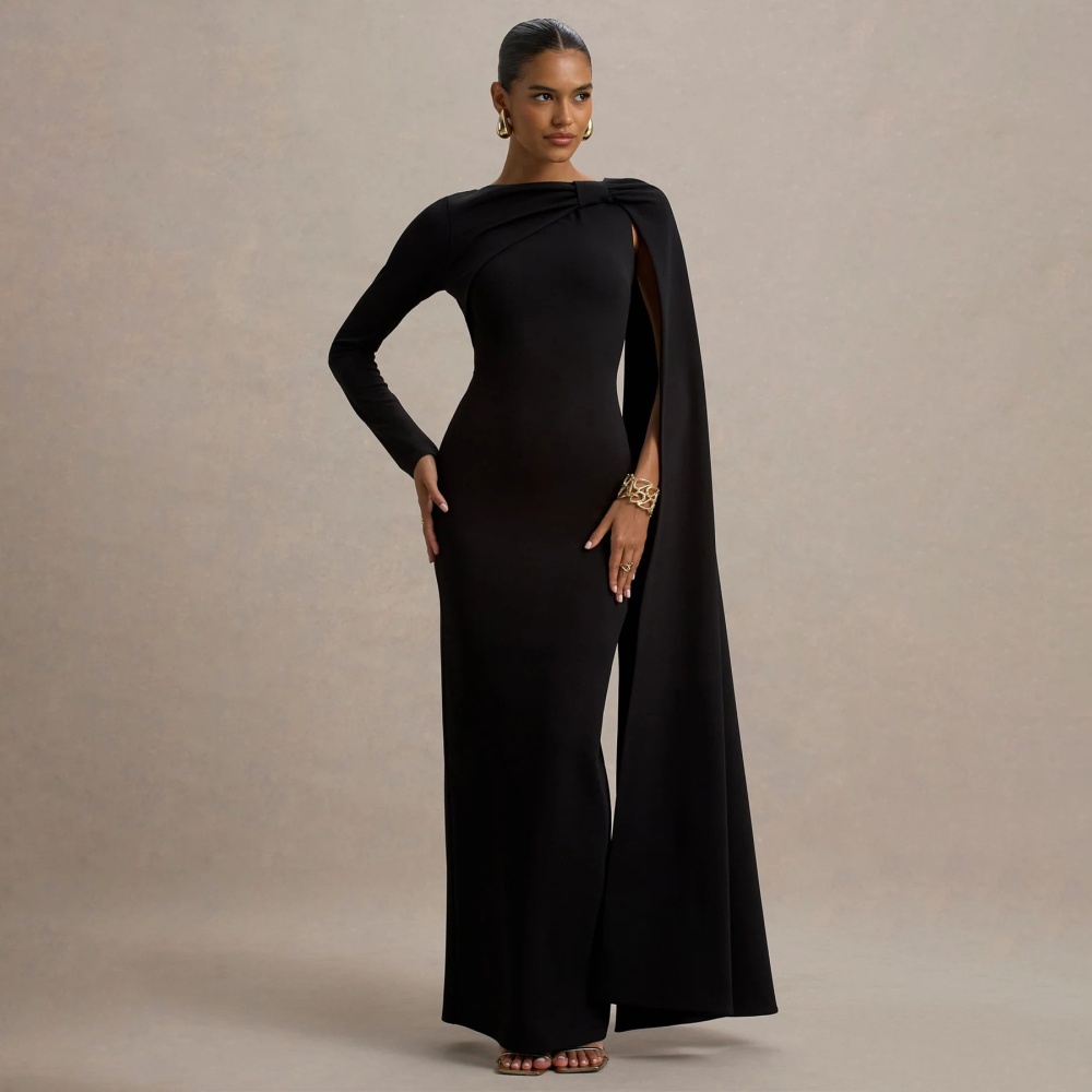 Package hip long sleeve evening dress sexy dress for women