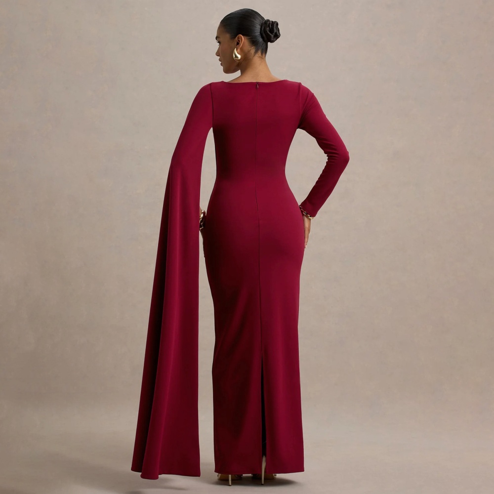Package hip long sleeve evening dress sexy dress for women