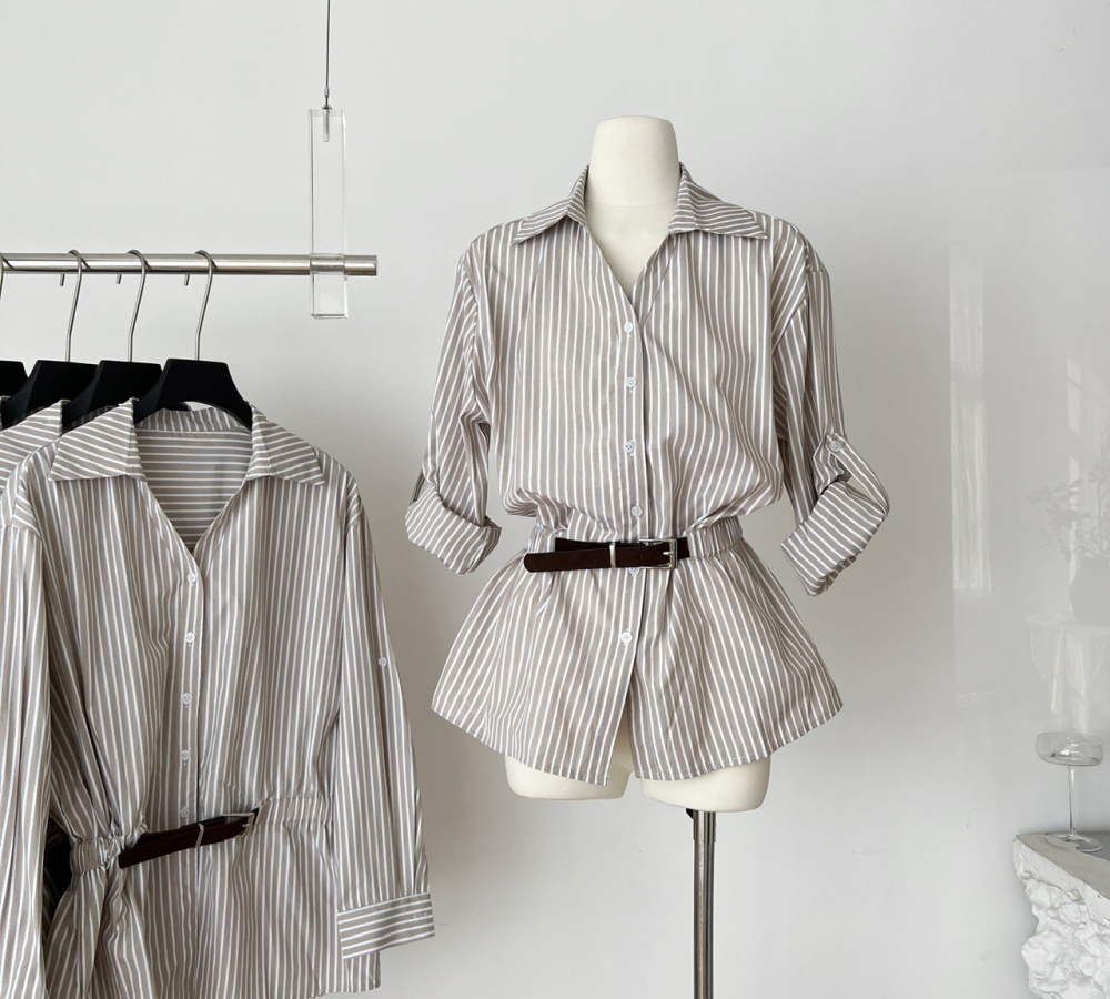 Commuting loose shirt autumn tops for women