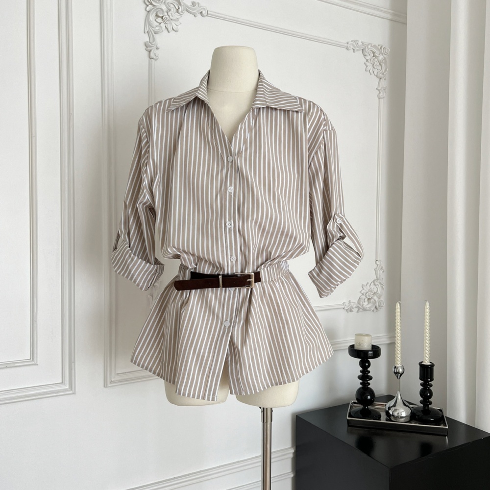 Commuting loose shirt autumn tops for women