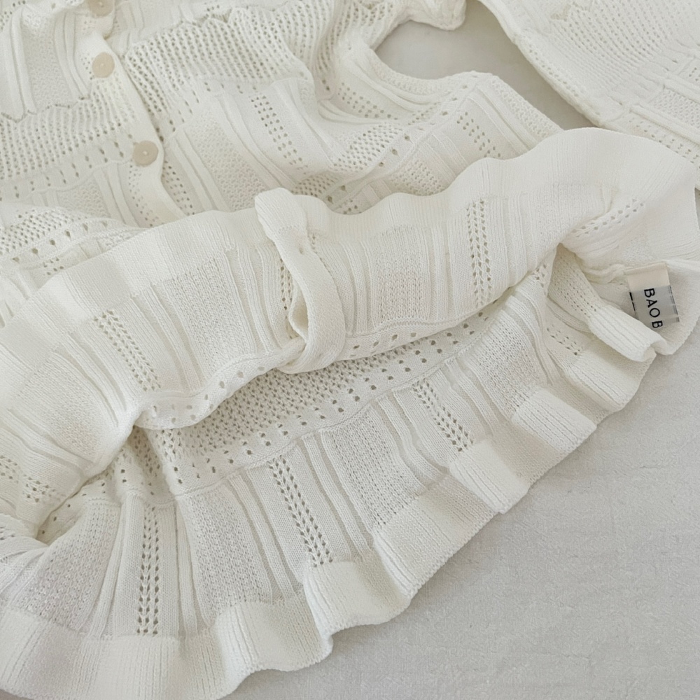 Autumn slim short skirt knitted tops a set for women
