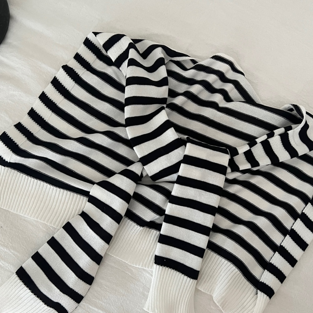 Commuting denim dress washed Korean style T-back for women