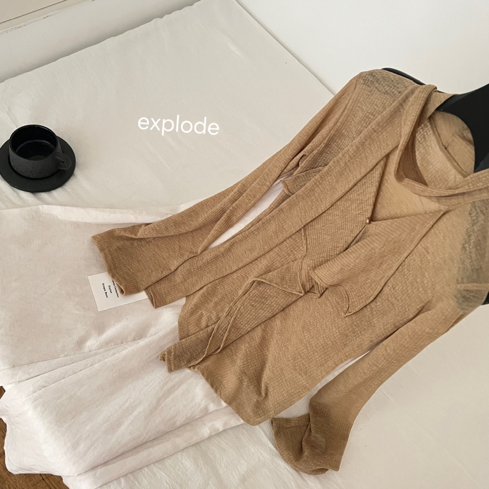 Streamer T-shirt V-neck casual pants a set for women