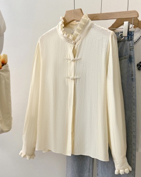 Autumn tops Chinese style shirt for women