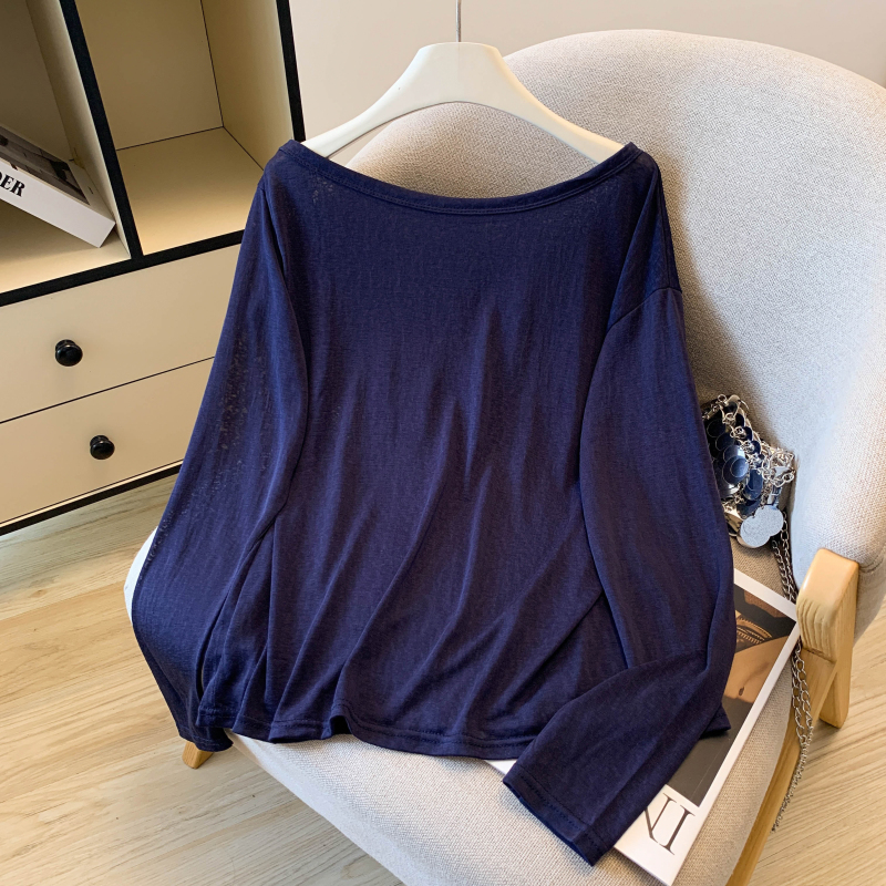 Western style thin shirts sunscreen T-shirt