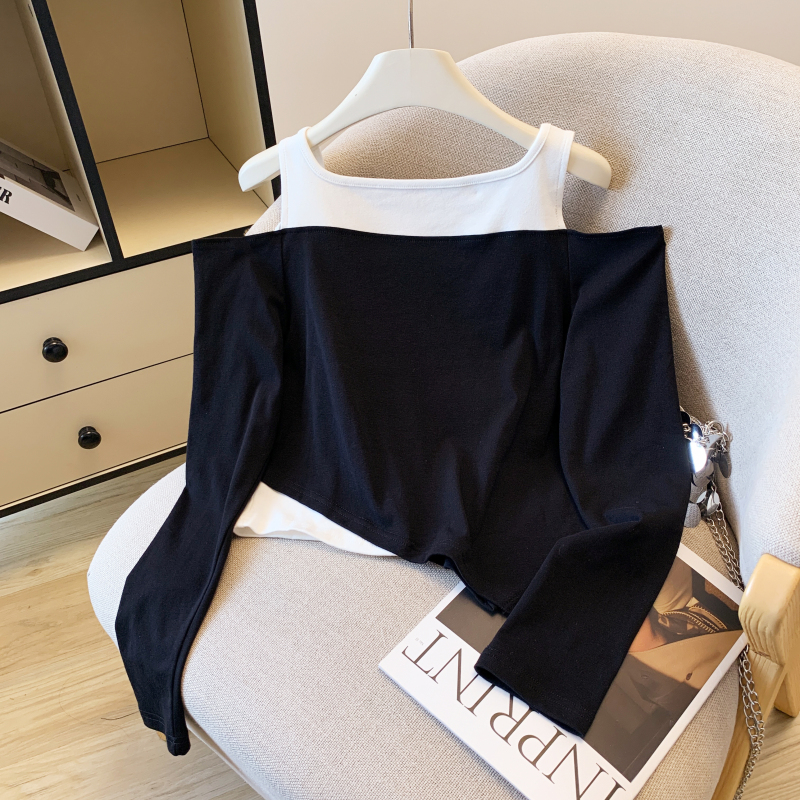 Fashion tops American style T-shirt for women