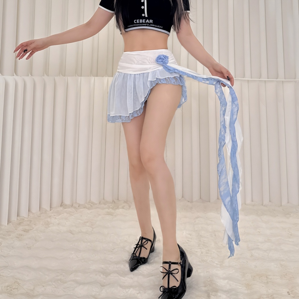Short skirt flowers short skirt for women