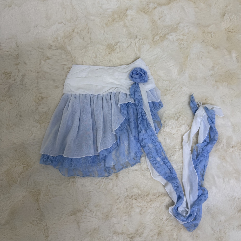 Short skirt flowers short skirt for women
